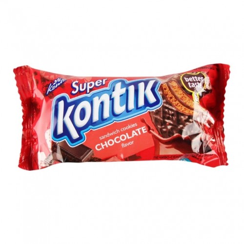 Печенье-сэндвич "Супер Контик" вкус шоколада